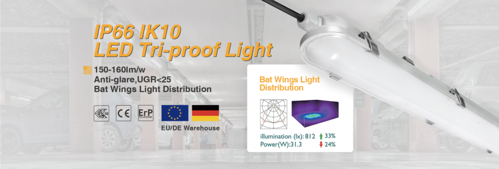 LED Tri Proof Light, led lampe garage 120 cm, led garage beleuchtung, led lampe garage
